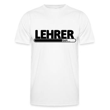 Lehrer // Lehrerin // Referendar // Referendariat - Männer Funktions-T-Shirt - Weiß - Vorne - AI Model Male 178 dark (178cm)