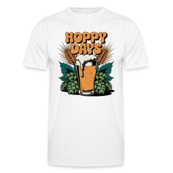 Journées houblonnées - T-shirt sport Homme - blanc - Devant - AI Model Male 178 dark (178cm)