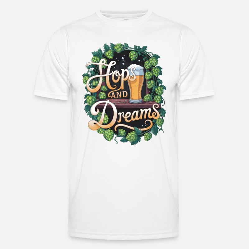 Hops And Dreams - Men's Functional T-Shirt - white