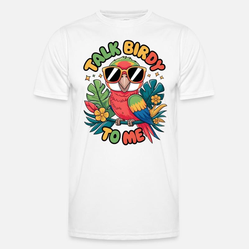 Sprich mit mir mit Birdy Männer Funktions-T-Shirt