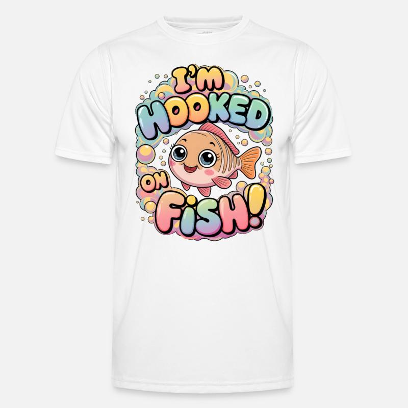 I'm Hooked On Fish Men's Functional T-Shirt