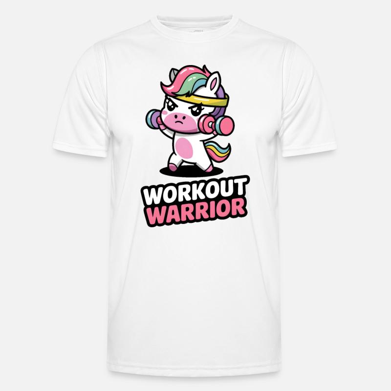 Workout Warrior - Men's Functional T-Shirt - white