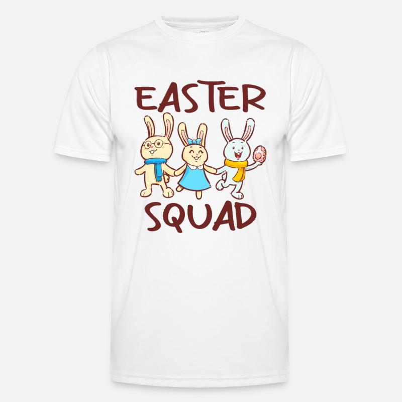 Easter Squad Egg Hunt - Männer Funktions-T-Shirt - Weiß