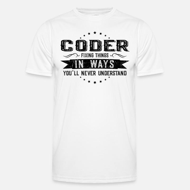 Programmierer Kollegen Geschenk Beruf Spruch Männer Funktions-T-Shirt