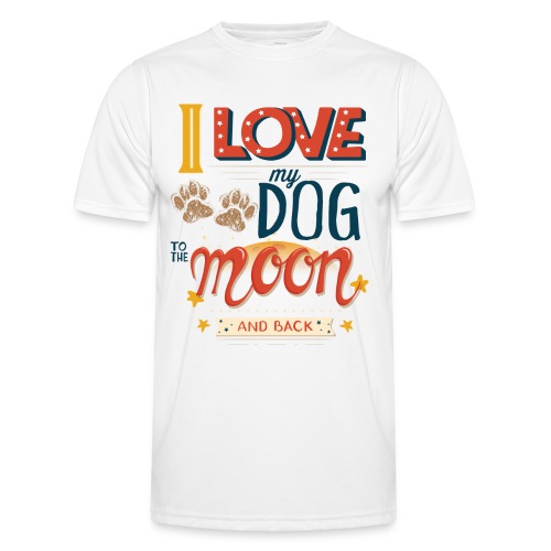Moon Dog Light - Funktions-T-shirt herr
