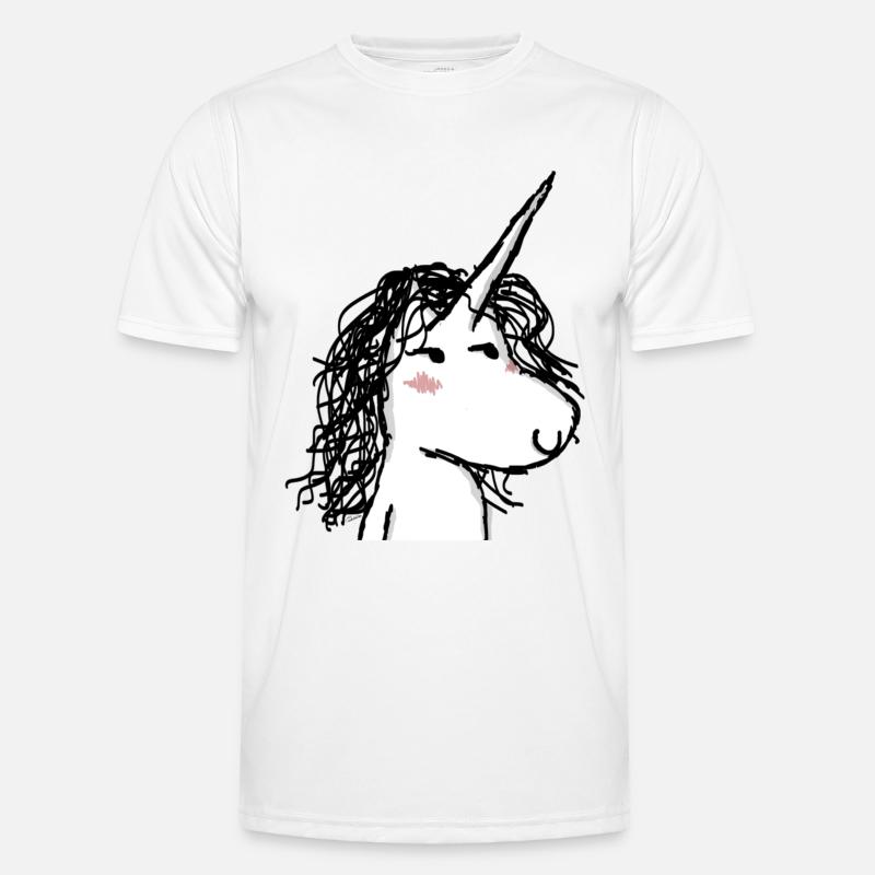 Das Einhorn Kaede Männer Funktions-T-Shirt