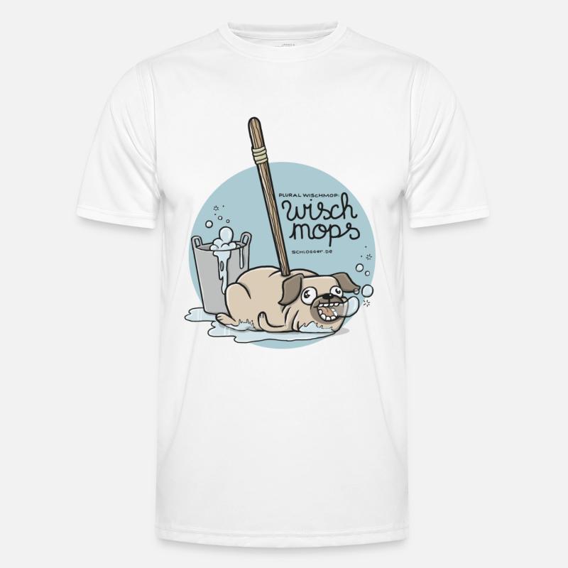 Pug - Men's Functional T-Shirt - white