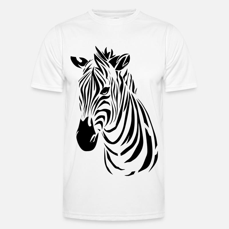 Zebra - Men's Functional T-Shirt - white