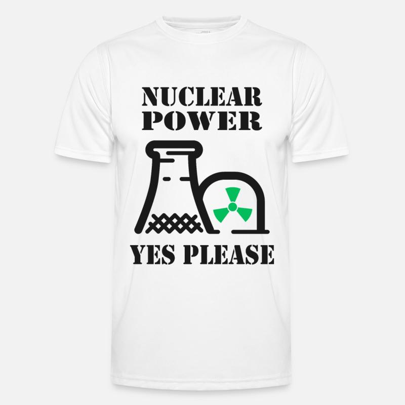 Atomkraft, Ja bitte, Kernenergie Männer Funktions-T-Shirt