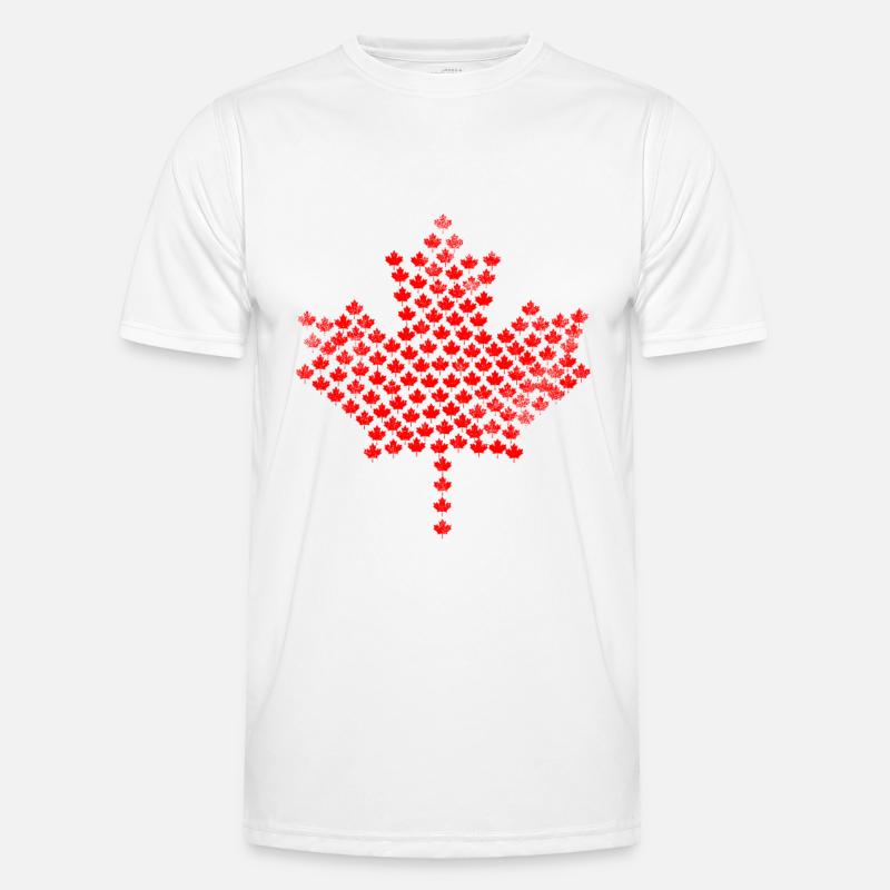 Canada Maple Leaf - Men's Functional T-Shirt - white