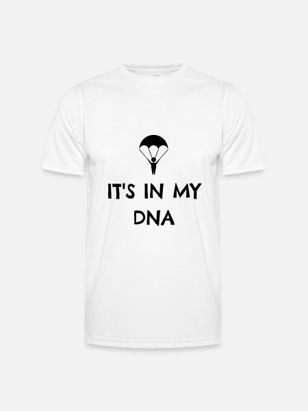 Parachuting: Its in my DNA - Men's Functional T-Shirt - white
