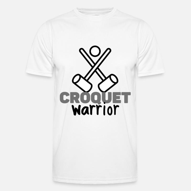 Krocket-Krieger. Männer Funktions-T-Shirt