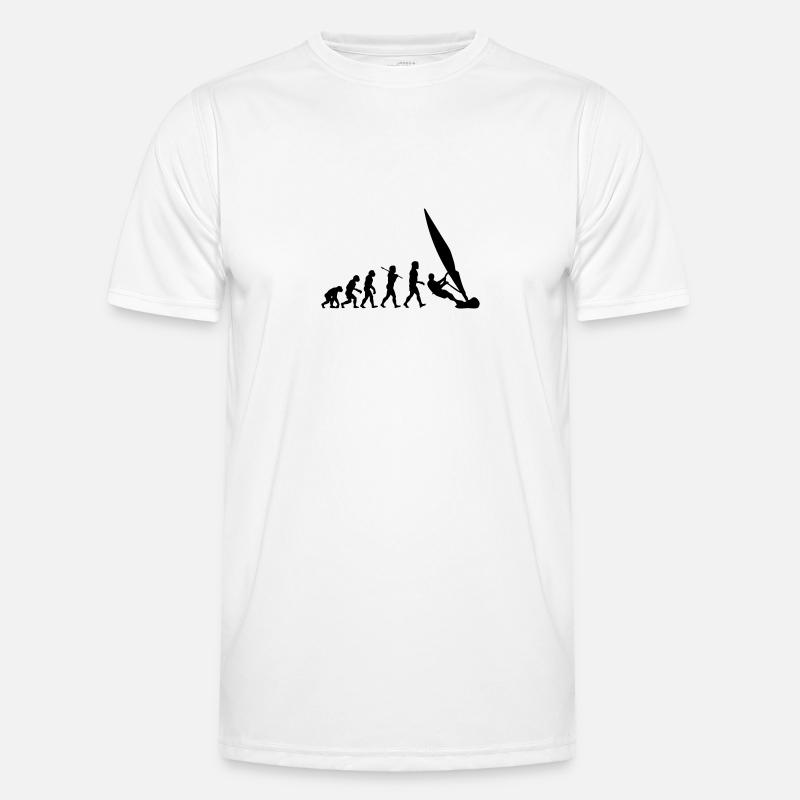 ws01 windsurf evolution - Männer Funktions-T-Shirt - Weiß