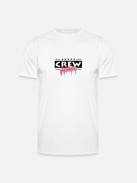 Crew Member - Men's Functional T-Shirt - white