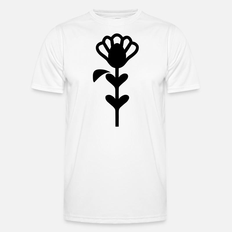 Flower with stem Men's Functional T-Shirt