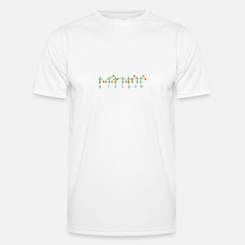 Glasgow Semaphore - Men's Functional T-Shirt - white