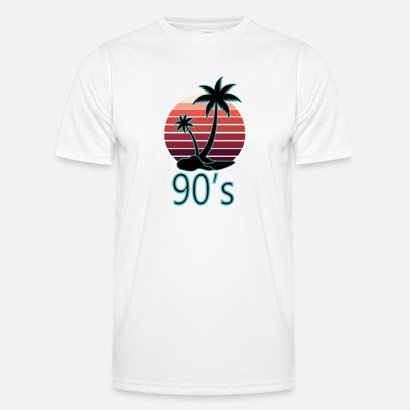 1990s Proverbs 90s Gift Idea - Men's Functional T-Shirt - white
