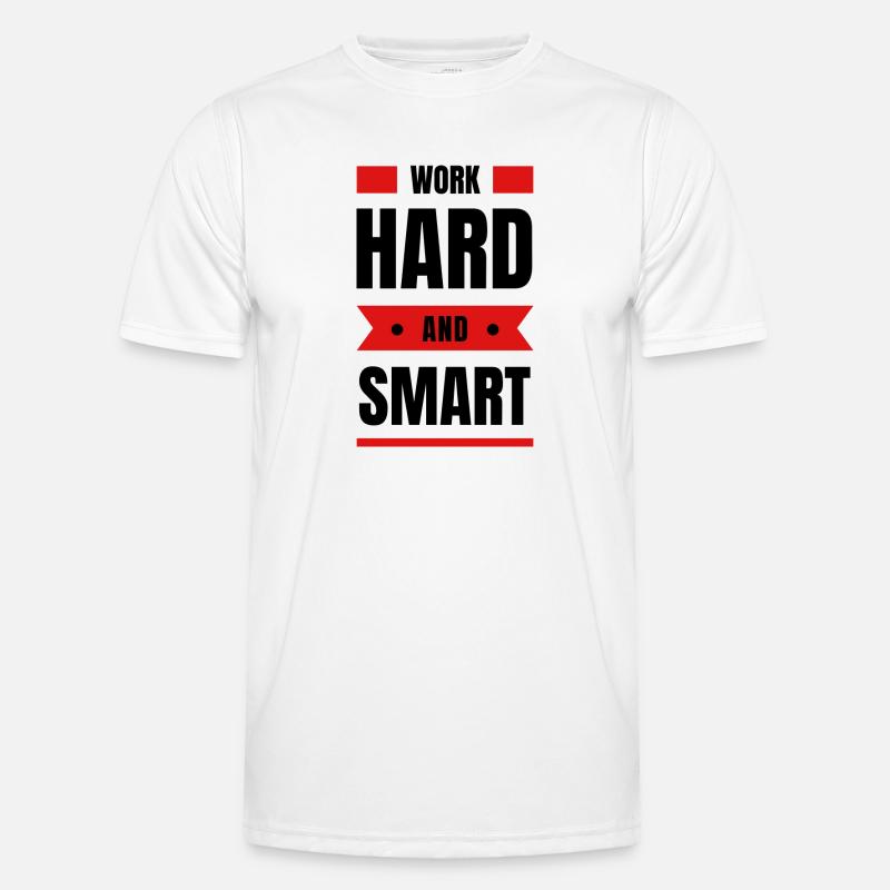 Work Hard Männer Funktions-T-Shirt