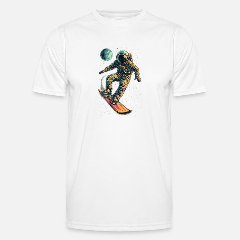 Zero Gravity snowboarding - Men's Functional T-Shirt - white