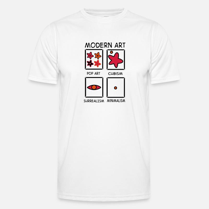 Kunst Männer Funktions-T-Shirt