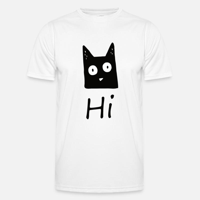 Chat Hi T-shirt sport Homme