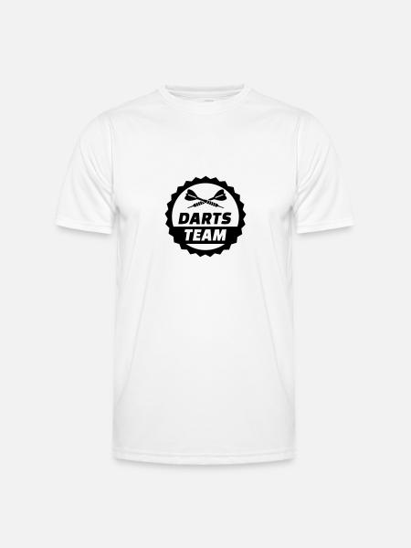 Darts Team - Men's Functional T-Shirt - white