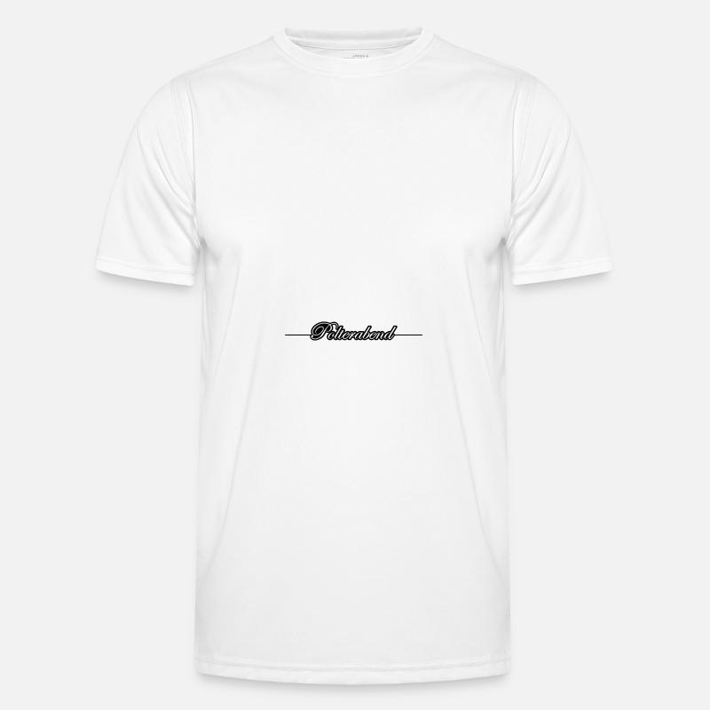 Polterabend - Männer Funktions-T-Shirt - Weiß