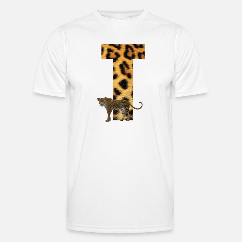 leopard t Männer Funktions-T-Shirt
