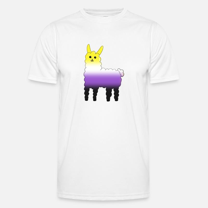 Llama Non binary Men's Functional T-Shirt