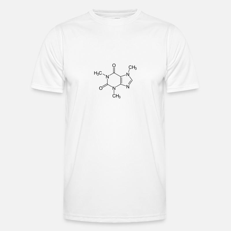Koffein Kaffe Männer Funktions-T-Shirt