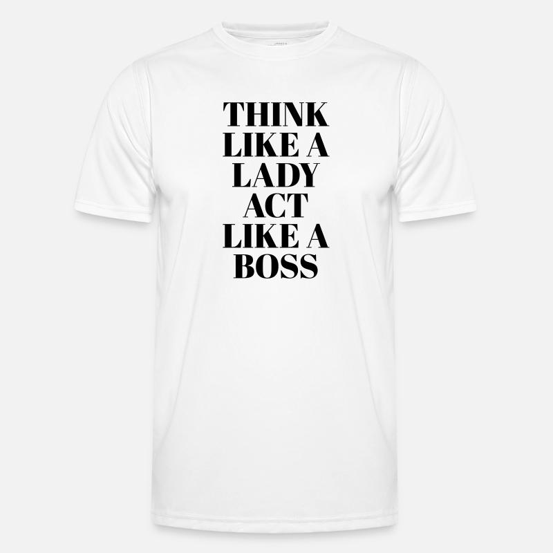 Think like a Lady Men's Functional T-Shirt