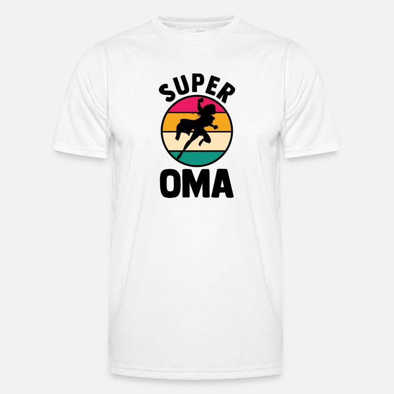 Großmutter Oma Männer Funktions-T-Shirt