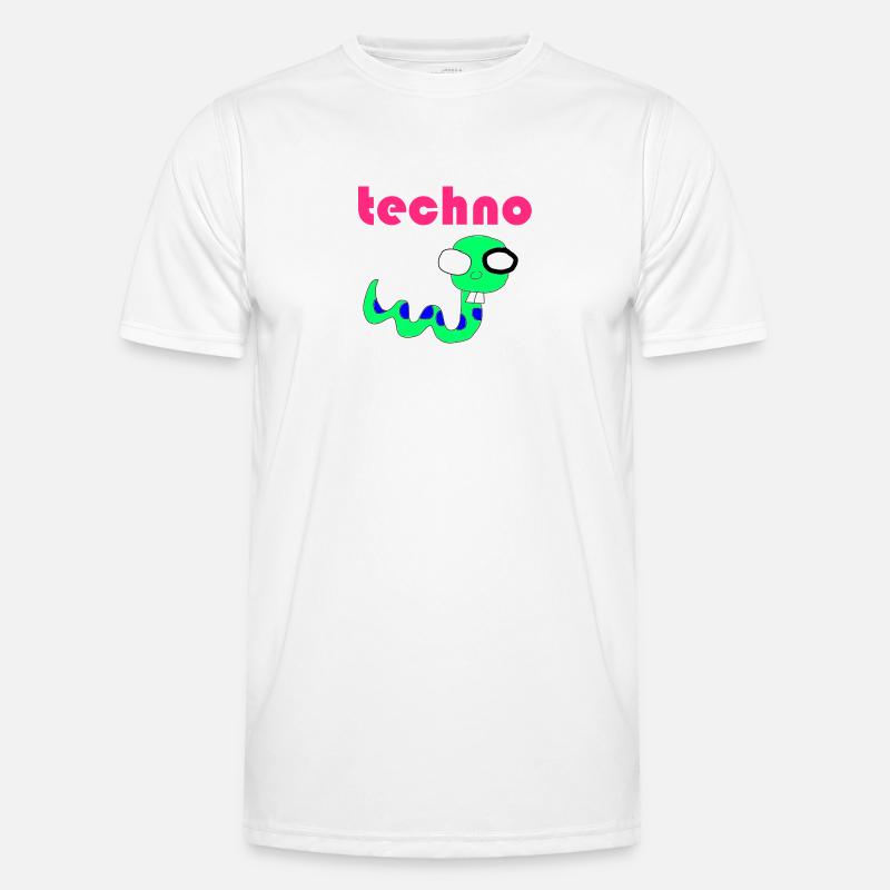 techno wurm Männer Funktions-T-Shirt