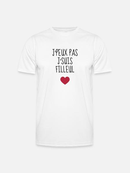 Filleul / Filleule / Parrain / Marraine / Bébé - Men's Functional T-Shirt - white
