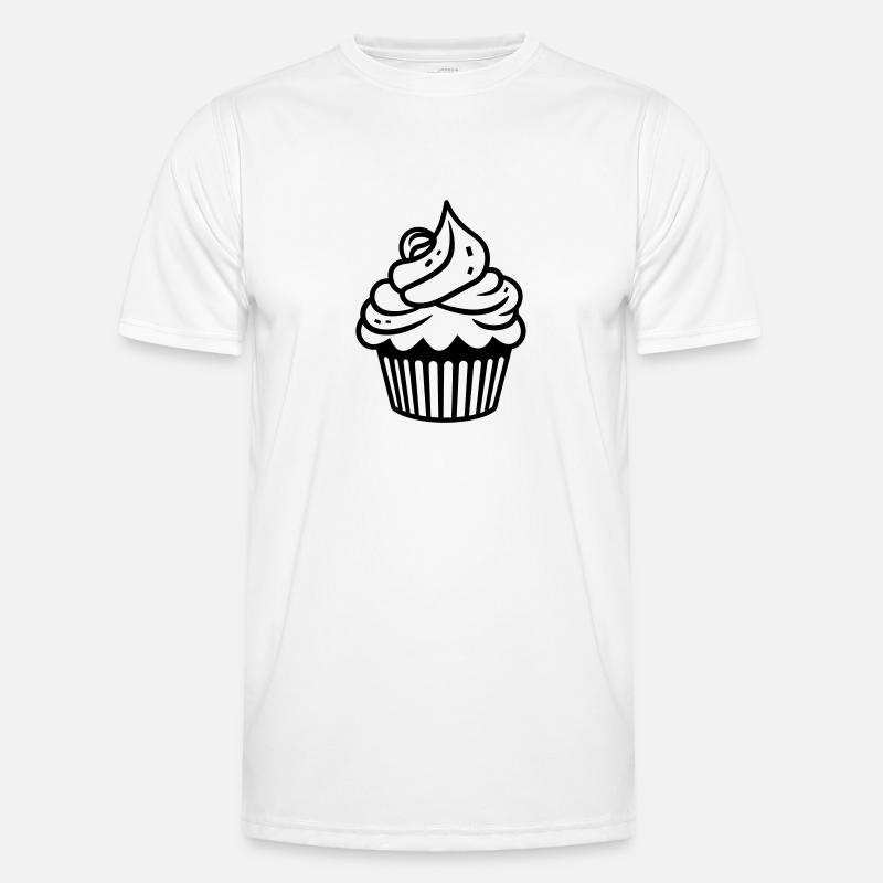 Cupcake Männer Funktions-T-Shirt