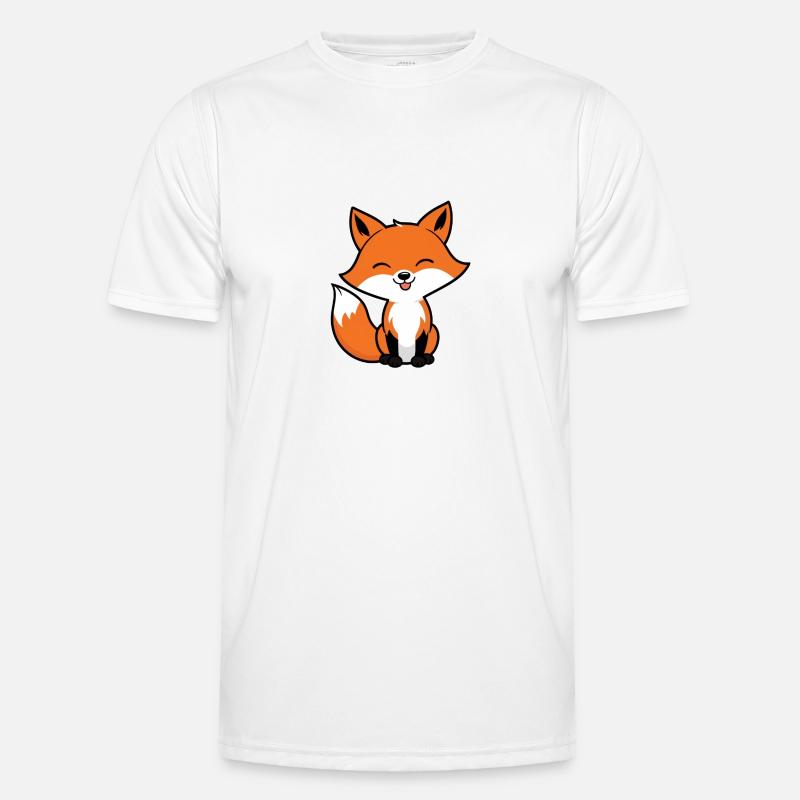 renard mignon T-shirt sport Homme