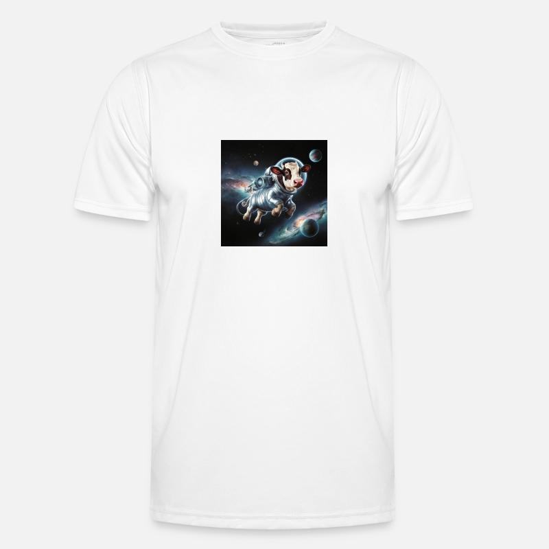 Vache de l’espace 2 T-shirt sport Homme