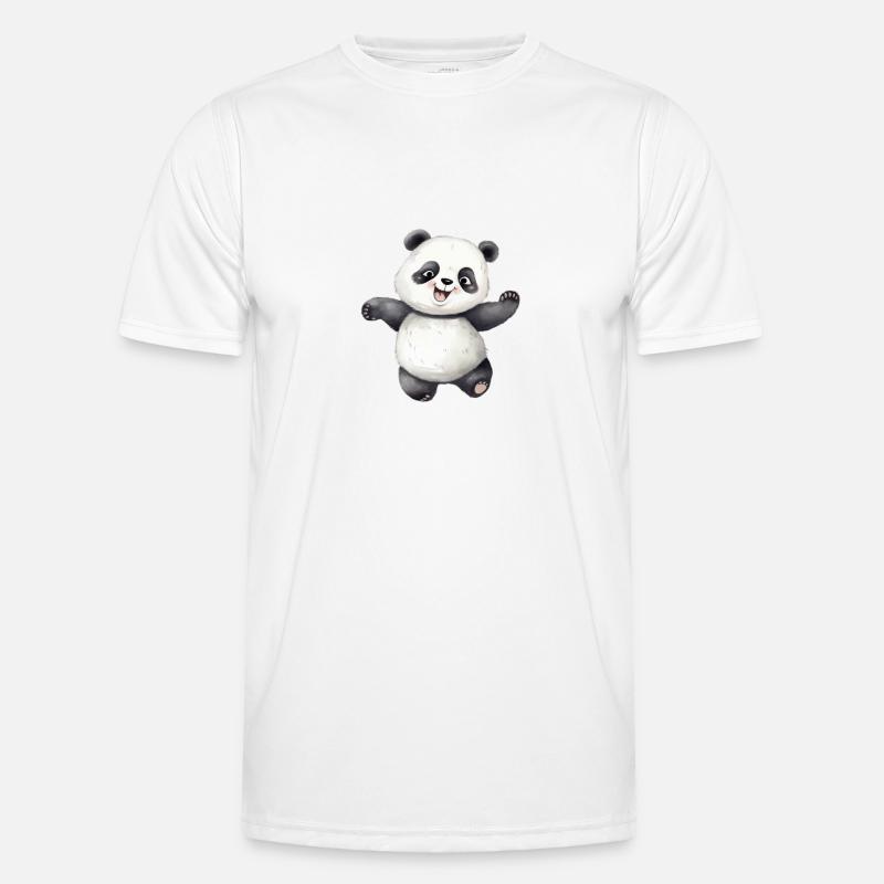 Panda / Panda class - Men's Functional T-Shirt - white