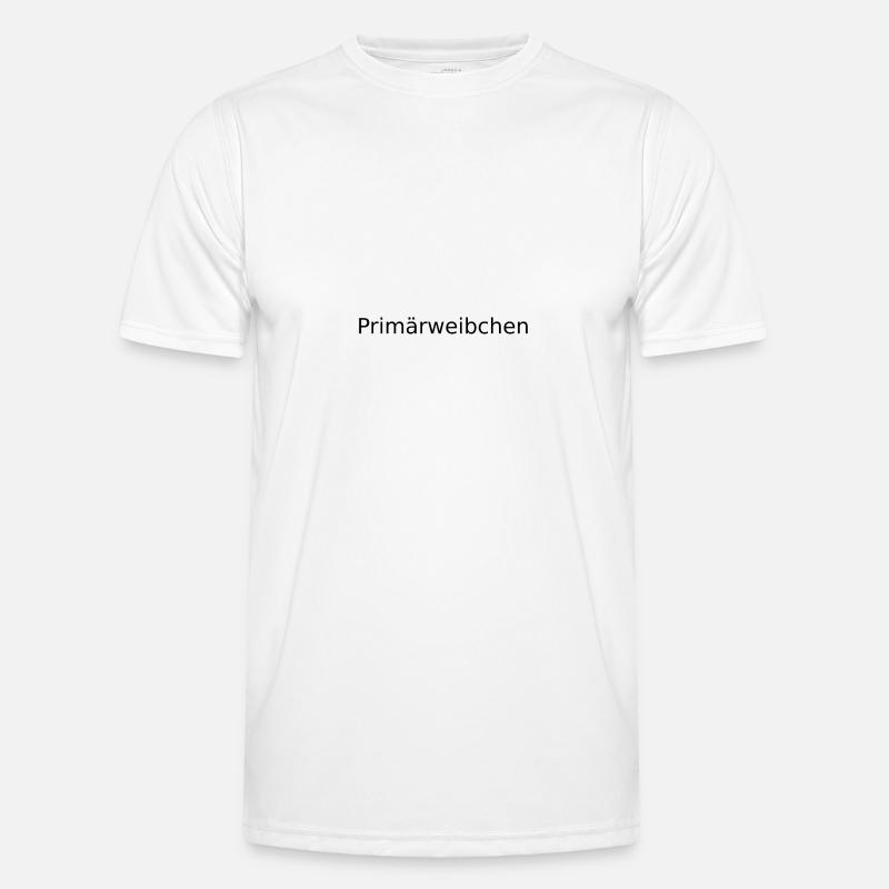Primärweibchen - Männer Funktions-T-Shirt - Weiß