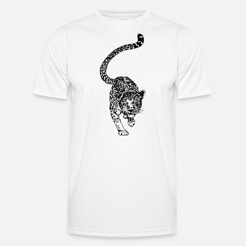 Leopard Männer Funktions-T-Shirt