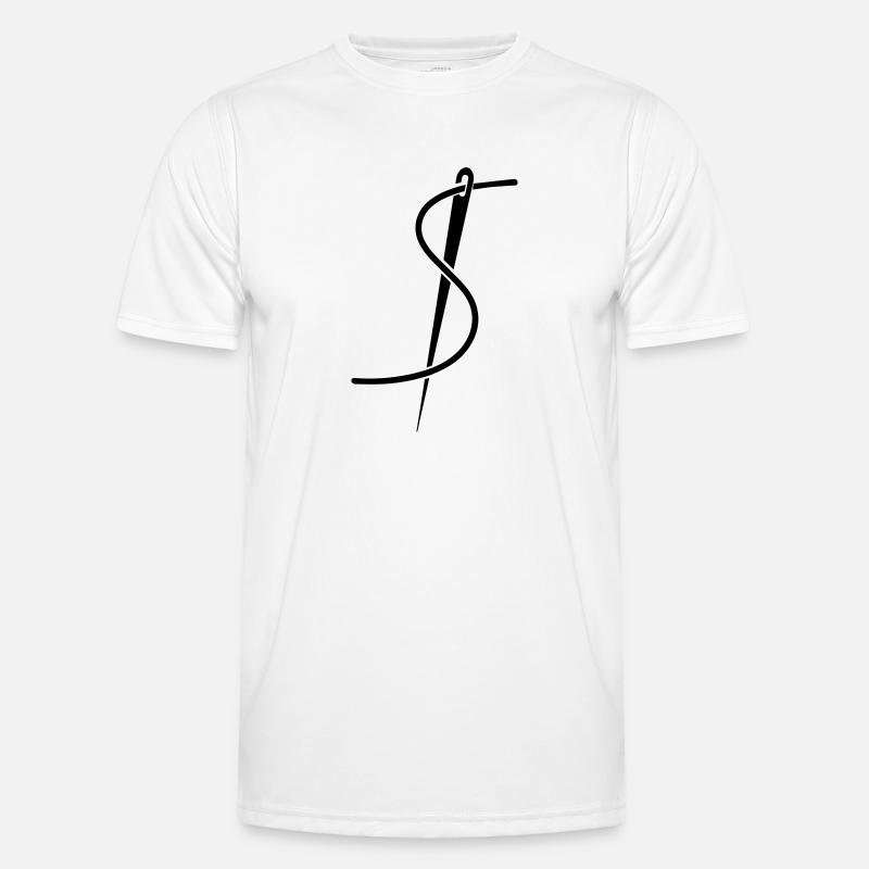 nadel - Männer Funktions-T-Shirt - Weiß