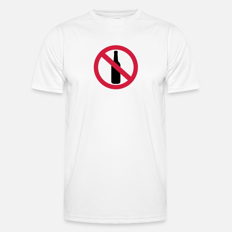 Alkohol Männer Funktions-T-Shirt