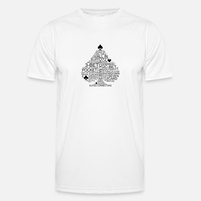 Poker à pique T-shirt sport Homme