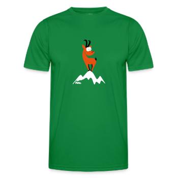 Gams (farbig) - Männer Funktions-T-Shirt - Kelly Green - Vorne - AI Model Male 178 dark (178cm)