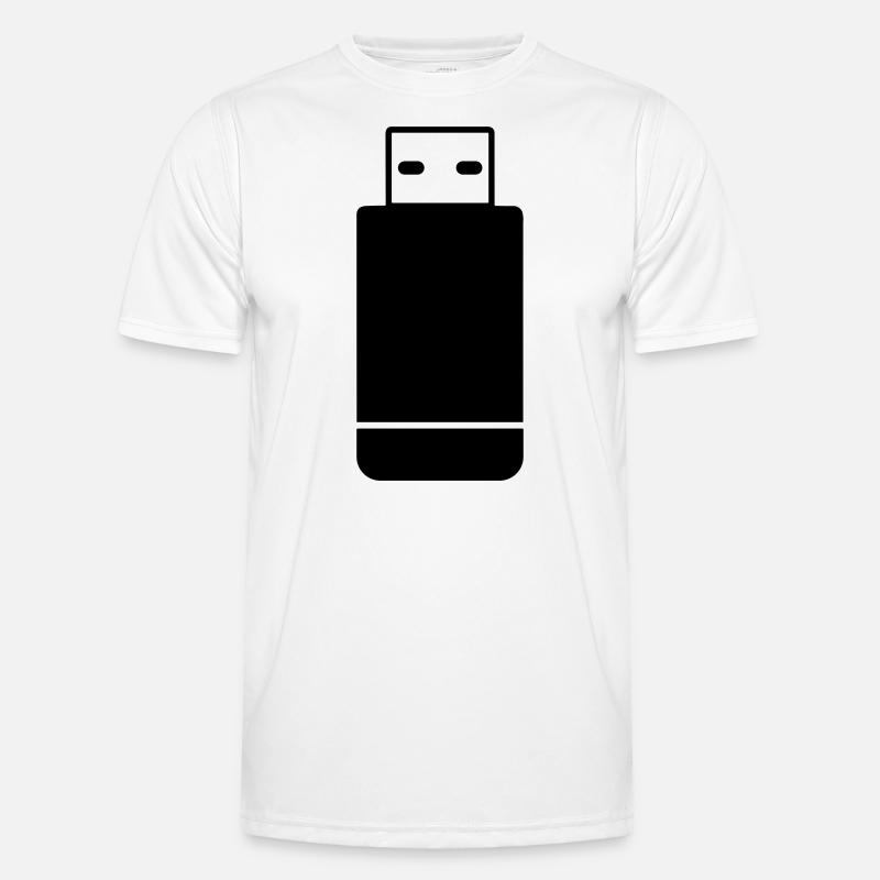 USB-Stick Männer Funktions-T-Shirt