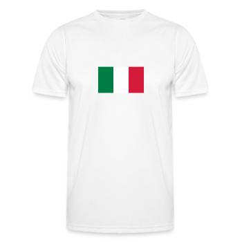 Drapeau national du Mexique - T-shirt sport Homme - blanc - Devant - AI Model Male 178 dark (178cm)
