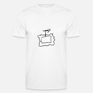 riga del modulo Maglietta sportiva per uomo