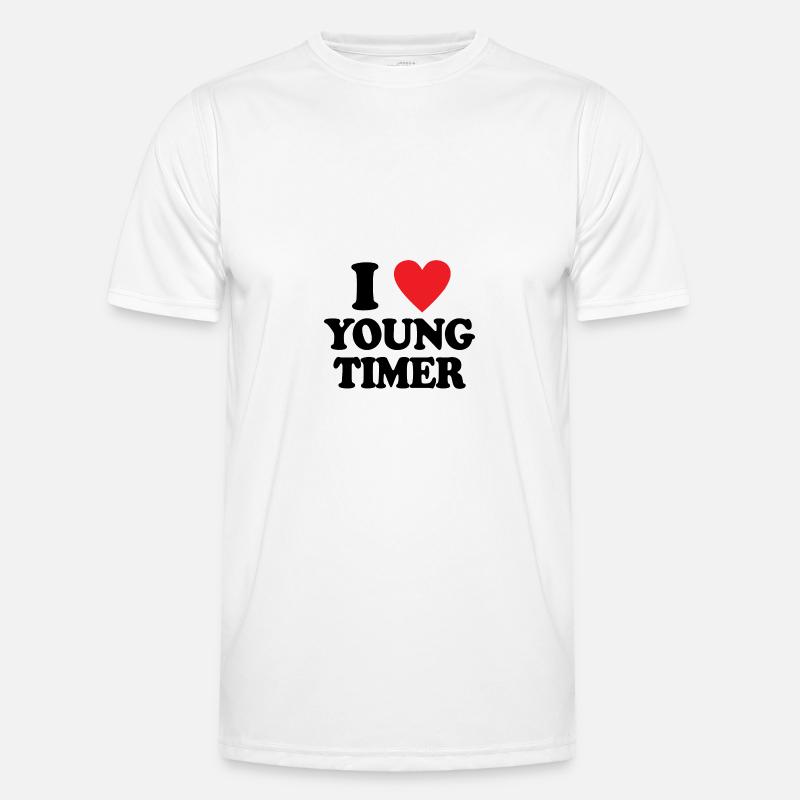 Youngtimer Oldtimer Autosammler Geschenk Schrauber - Männer Funktions-T-Shirt - Weiß