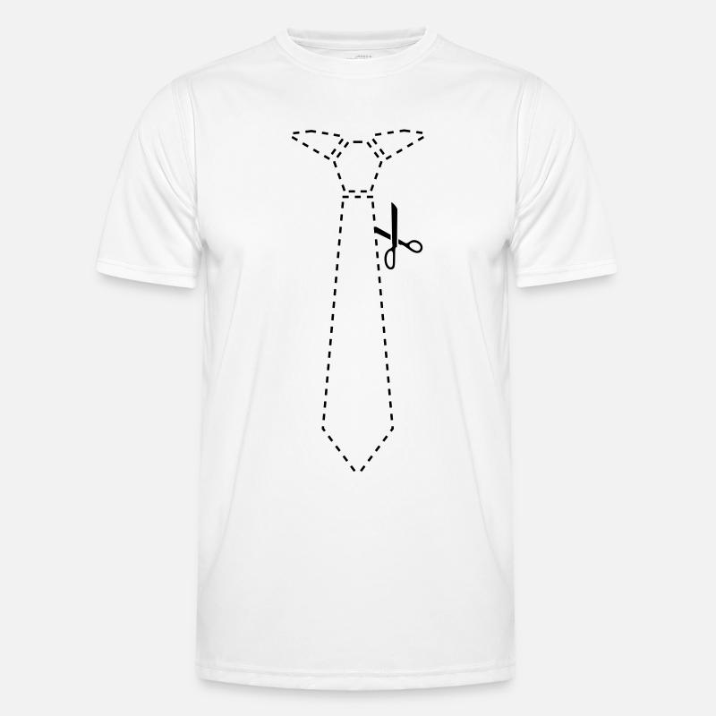 cut_out_tie T-shirt sport Homme