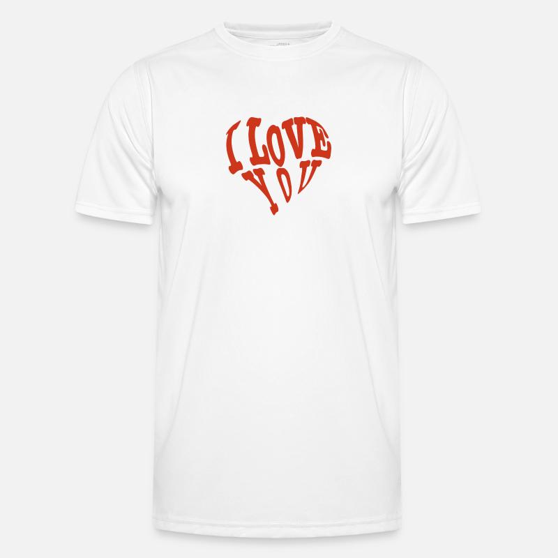 Ich liebe dich Men's Functional T-Shirt